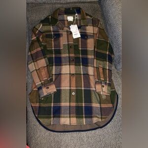 Women’s 7 Diamonds Generation Plaid Shacket Size Large